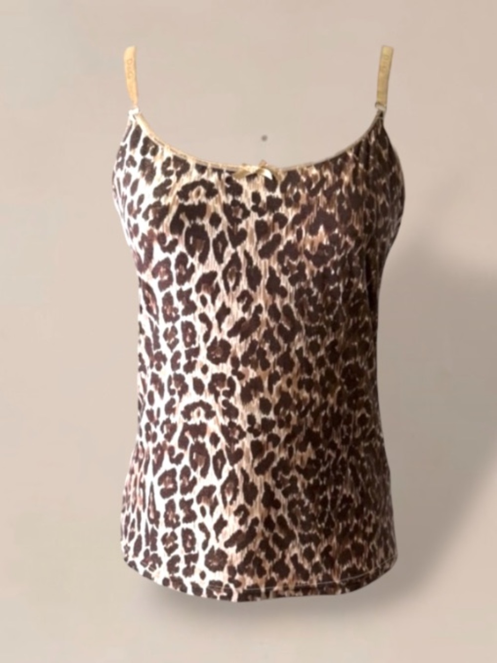 VTG Dolce & Gabbana D&G Leopard Underwear Top Size Large
